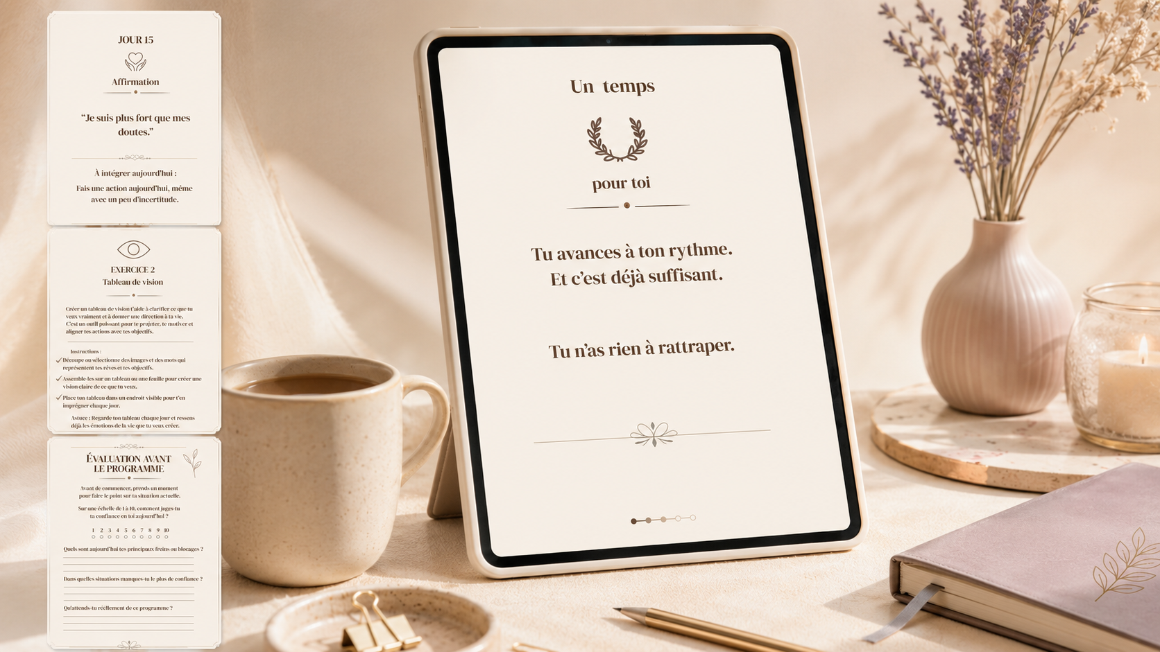 Aperçu d’une évaluation avant après du programme confiance en soi