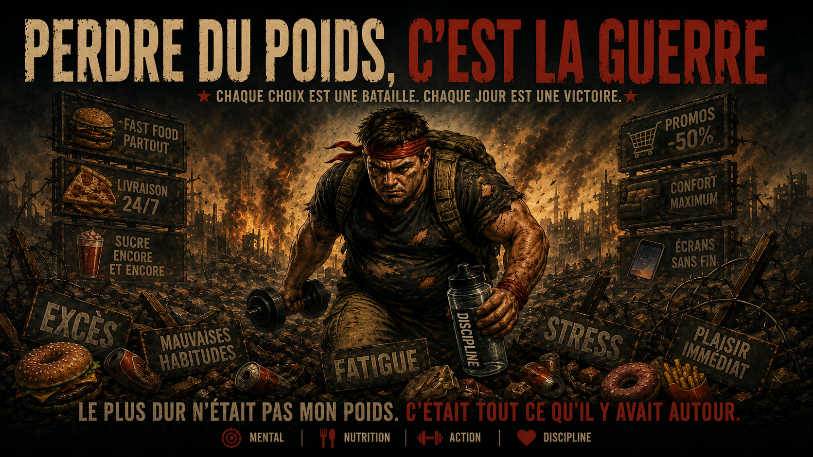 Perdre du poids, c’est la guerre