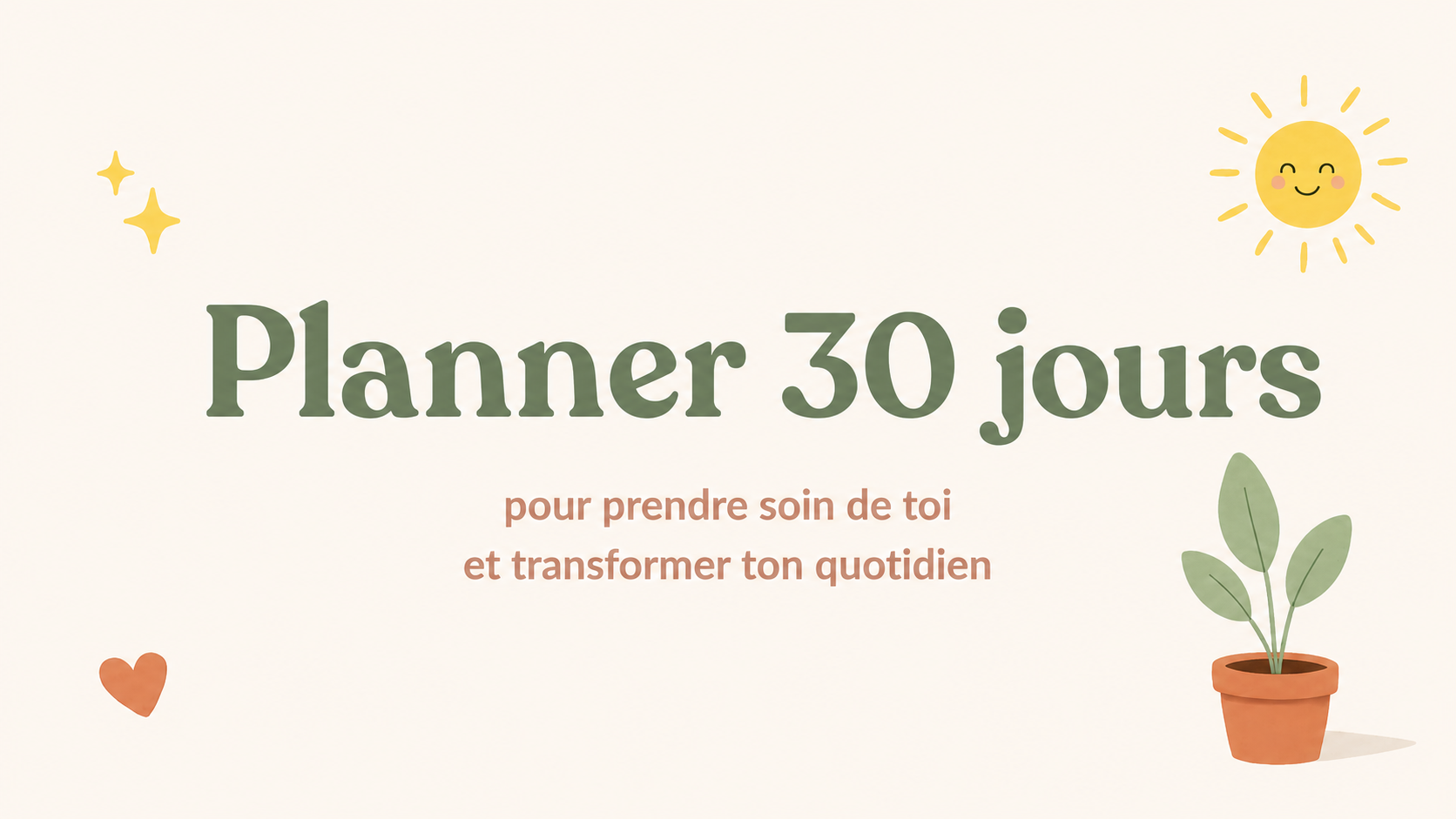 Planner 30 jours