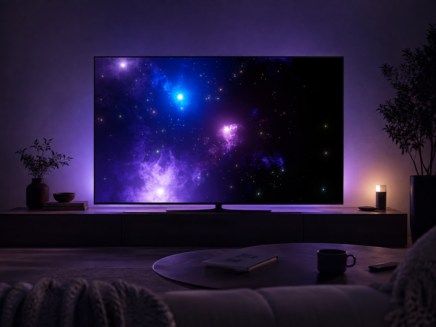 Étoiles visibles à travers les nébuleuses de Voyage Nebula 4K