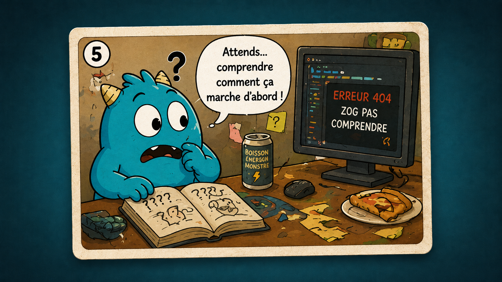 Couverture et début de l’aventure de Zog